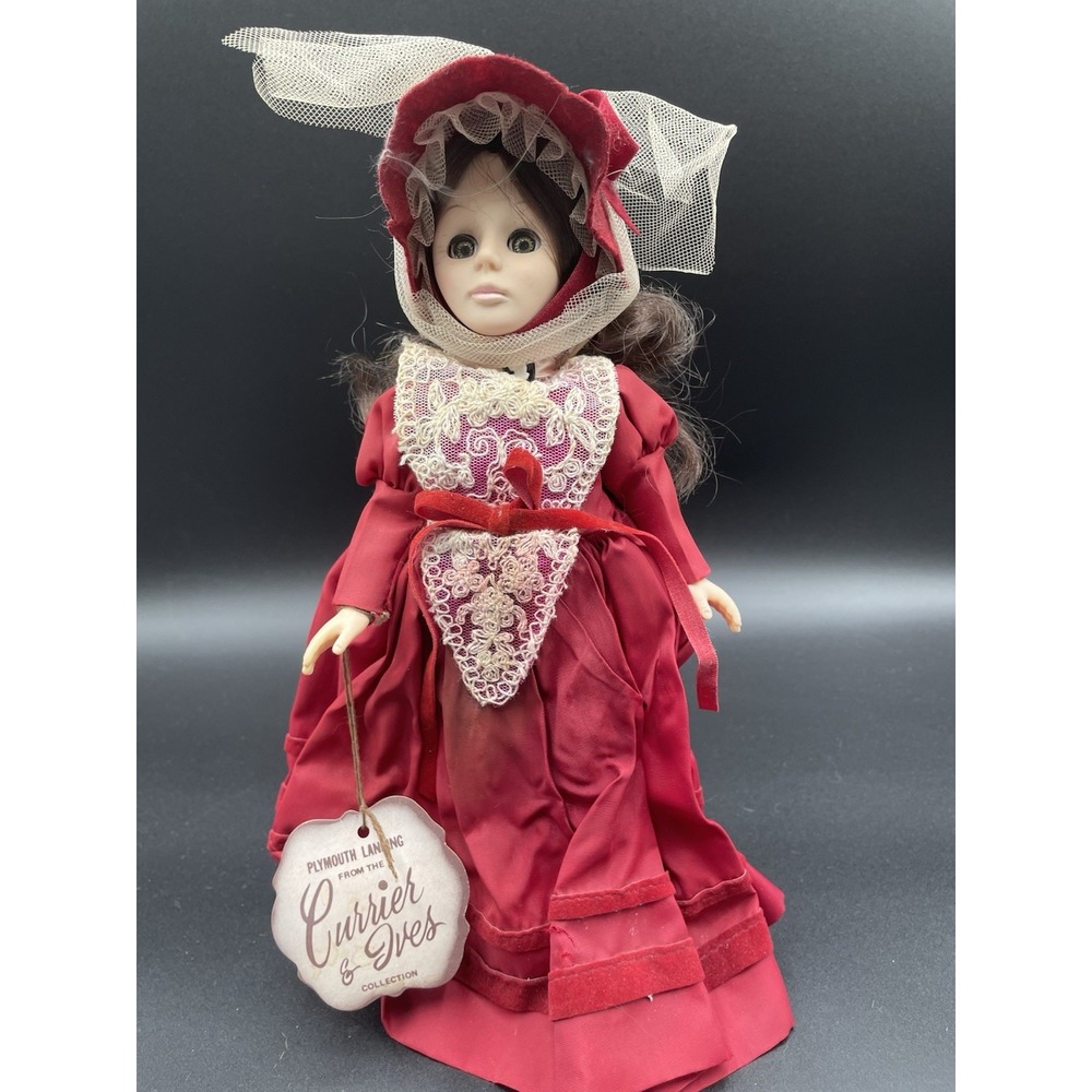 EFFANBEE Doll Plymouth Landing Lady 1979 Vintage Currier & Ives